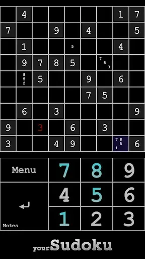 Скриншот 6 — yourSudoku - Over 10000 Sudoku