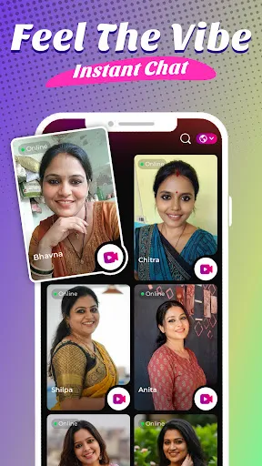 Скриншот 1 — Glatify: Cheerful Video Call
