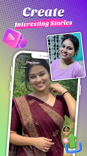 Скриншот 2 — Glatify: Cheerful Video Call
