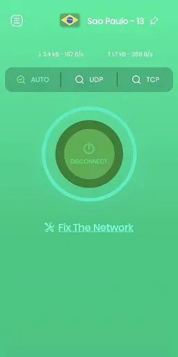 Скриншот 2 — VPN Brazil - Fast VPN Proxy