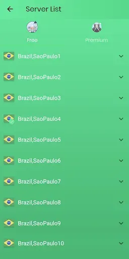 Скриншот 3 — VPN Brazil - Fast VPN Proxy