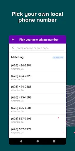 Скриншот 4 — Unlisted - Second Phone Number