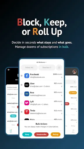 Скриншот 4 — Unroll.Me - Inbox Mail Cleaner
