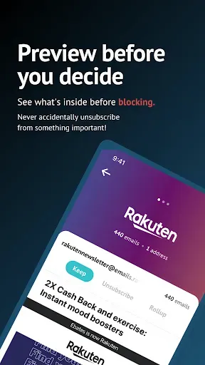 Скриншот 5 — Unroll.Me - Inbox Mail Cleaner