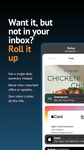 Скриншот 6 — Unroll.Me - Inbox Mail Cleaner