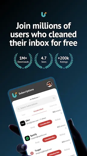 Скриншот 8 — Unroll.Me - Inbox Mail Cleaner