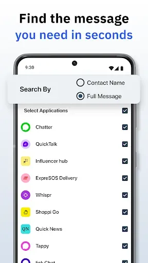 Скриншот 4 — Unseen Messenger - Deleted Msg