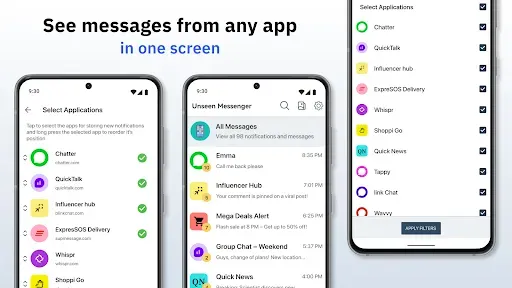 Скриншот 8 — Unseen Messenger - Deleted Msg