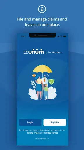 Скриншот 1 — MyUnum for Members