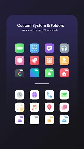 Скриншот 4 — Borealis - Icon Pack
