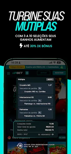 Скриншот 2 — UPBET: Apostas e Cassino