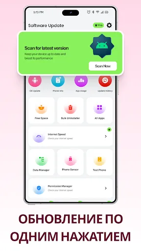 Скриншот 2 — Обновление ПО и приложений
