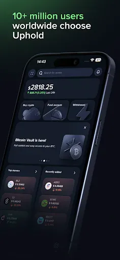 Скриншот 2 — Uphold: Buy BTC, ETH and 300+