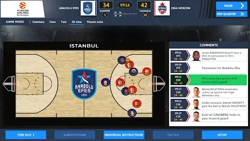 Скриншот 5 — iBasketball Manager 22