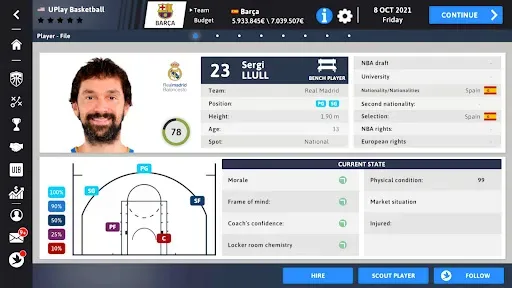 Скриншот 7 — iBasketball Manager 22