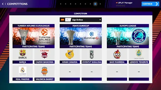 Скриншот 1 — iBasketball Manager 23