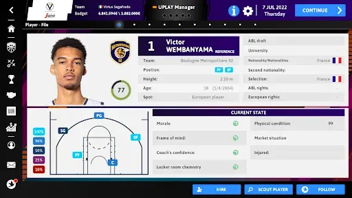 Скриншот 3 — iBasketball Manager 23
