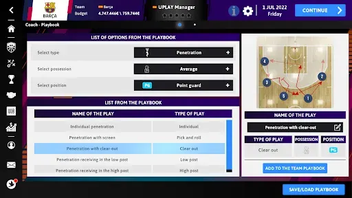 Скриншот 4 — iBasketball Manager 23