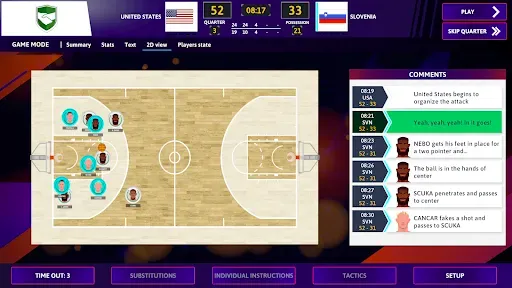 Скриншот 2 — iBasketball Manager 26