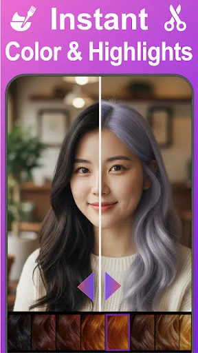 Скриншот 4 — AI Hairstyle & Hair Cut Editor