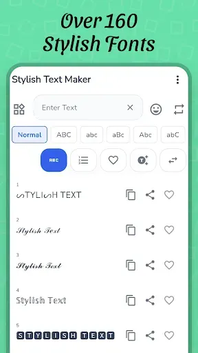 Скриншот 1 — Stylish Text Maker: Cool Fonts