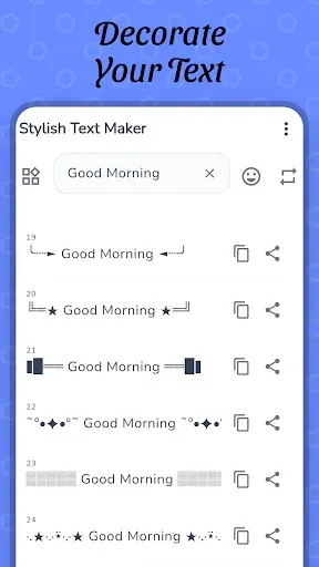 Скриншот 2 — Stylish Text Maker: Cool Fonts