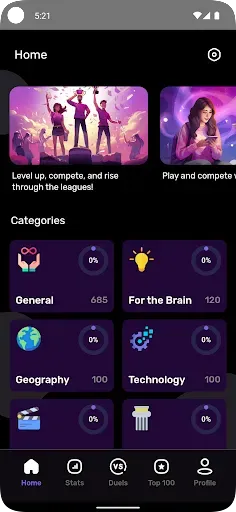 Скриншот 1 — Quizly - викторина