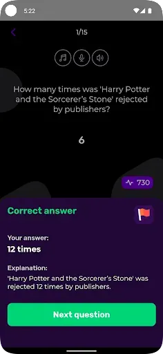Скриншот 4 — Quizly - викторина