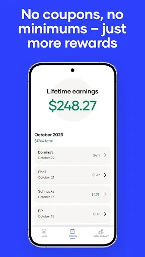 Скриншот 4 — Upside: Cash Back Fuel Rewards