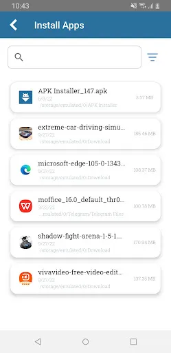 Скриншот 2 — APK Installer by Uptodown