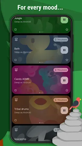 Скриншот 2 — Колыбельные: Sleep as Android