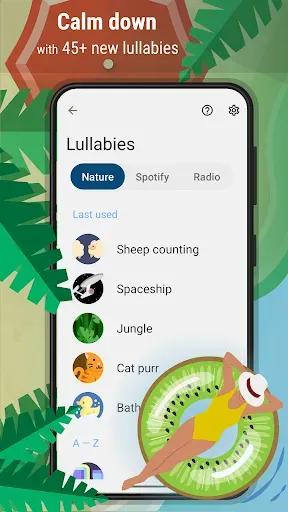 Скриншот 3 — Колыбельные: Sleep as Android