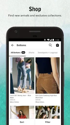 Скриншот 1 — Urban Outfitters