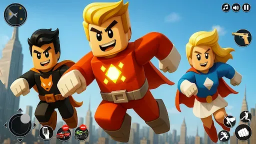 Скриншот 1 — Superhero Rope Hero Spider 3d