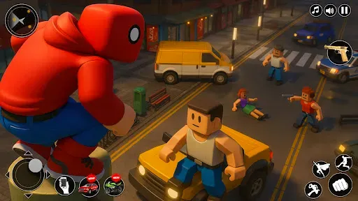 Скриншот 4 — Superhero Rope Hero Spider 3d