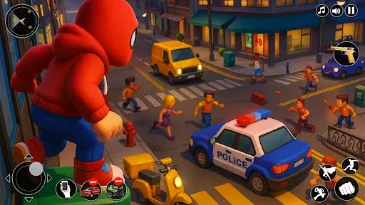 Скриншот 5 — Superhero Rope Hero Spider 3d
