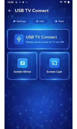 Скриншот 4 — USB Connect - TV Share Screen