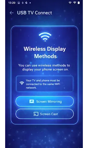 Скриншот 5 — USB Connect - TV Share Screen
