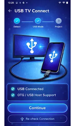 Скриншот 8 — USB Connect - TV Share Screen