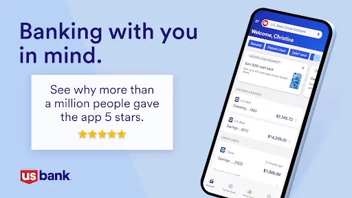 Скриншот 1 — U.S. Bank Mobile Banking