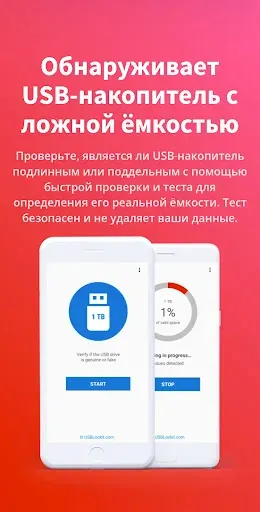 Скриншот 1 — USB Checkit - Detect Fake Size