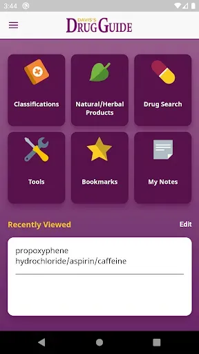 Скриншот 1 — Davis's Drug Guide for Nurses