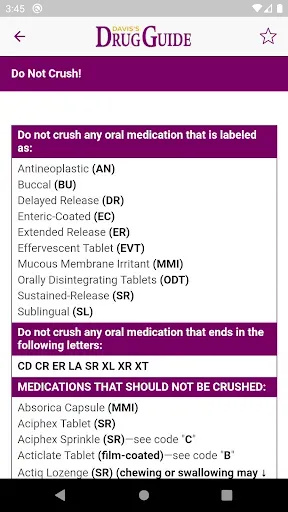 Скриншот 4 — Davis's Drug Guide for Nurses