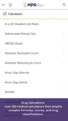 Скриншот 6 — MPR Drug and Medical Guide