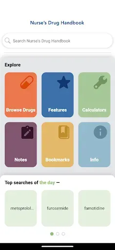 Скриншот 1 — Nurse's Drug Handbook