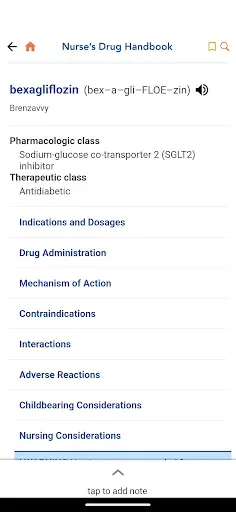 Скриншот 2 — Nurse's Drug Handbook
