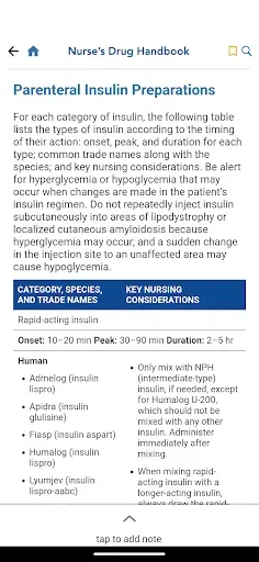 Скриншот 5 — Nurse's Drug Handbook