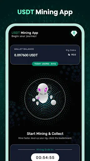 Скриншот 1 — USDT Mining, Crypto USDT Miner
