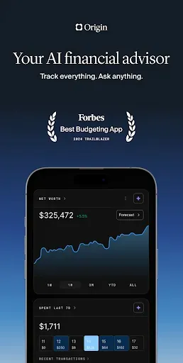 Скриншот 1 — Origin: AI Budget & Track