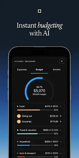Скриншот 2 — Origin: AI Budget & Track